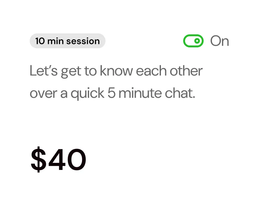Session card